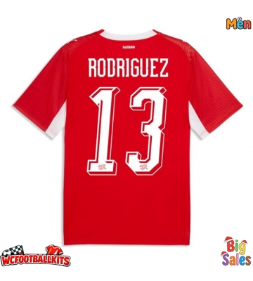 Switzerland Ricardo Rodriguez #13 Replica Home Stadium Shirt World Cup 2026 Short Sleeve